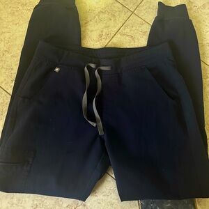 FIGS- Navy blue scrub pants- Large